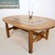Gangso Scandinavian brutalen coffee table with Poul H. Poulsen Ceramic tiles