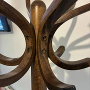 Vintage Baumann curved wood parrot coat rack – 1960s/70s