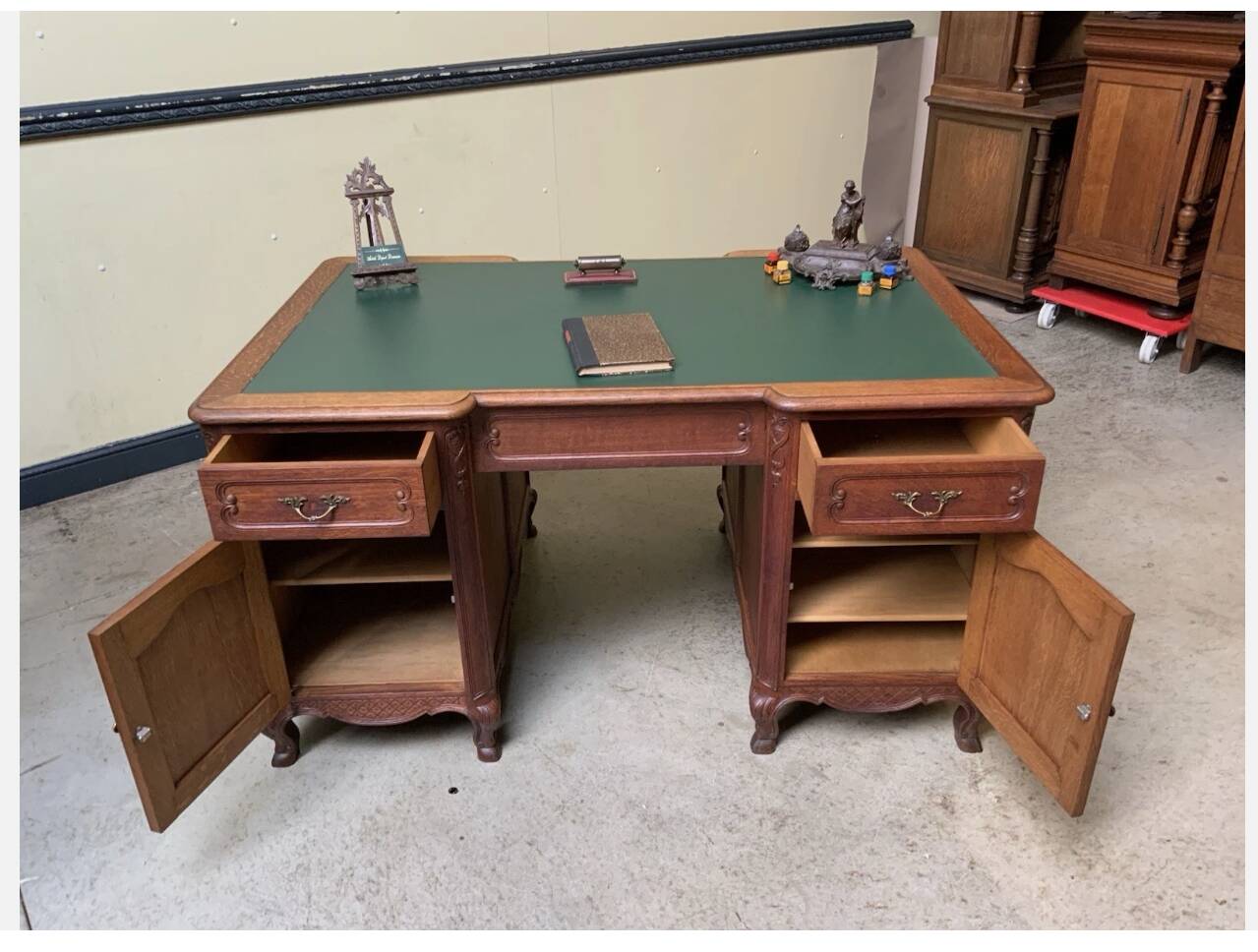 Bureau à double face - Art nouveau
