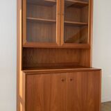 Scandinavian teak display cabinet from the 60s by Erik Brouer