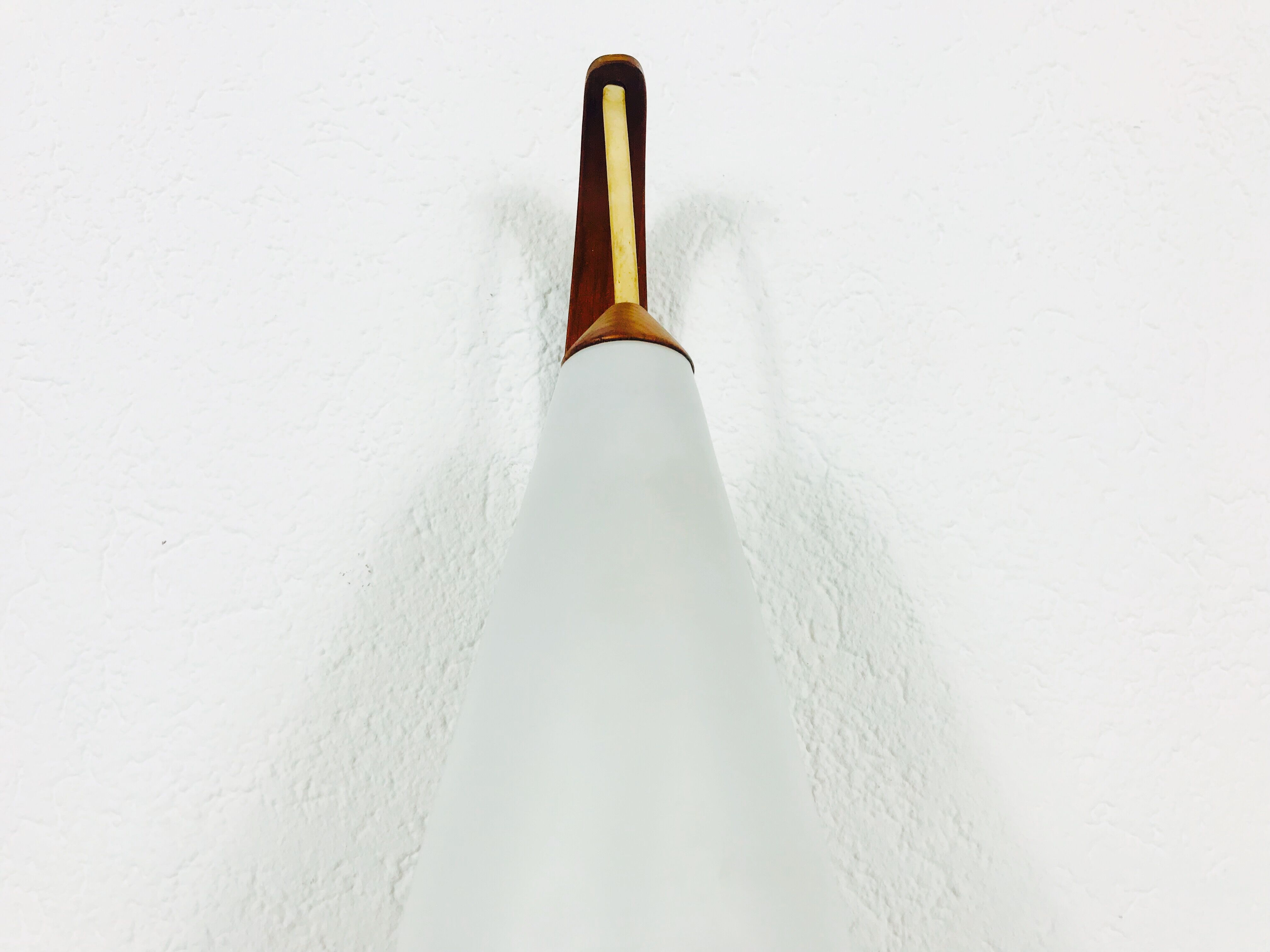 Mid century teak wall lamp, 1960s