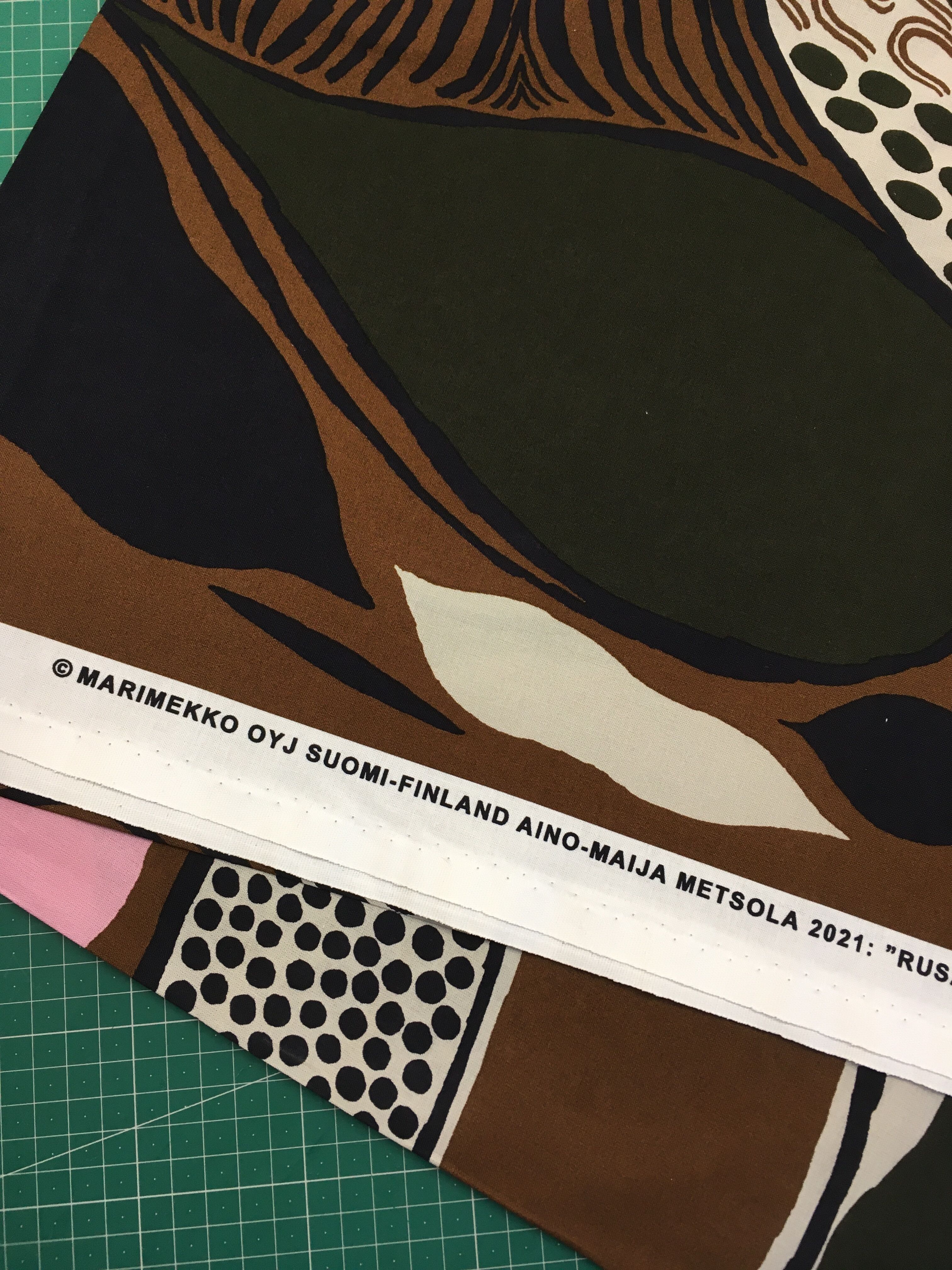 Marimekko fabric lampshade