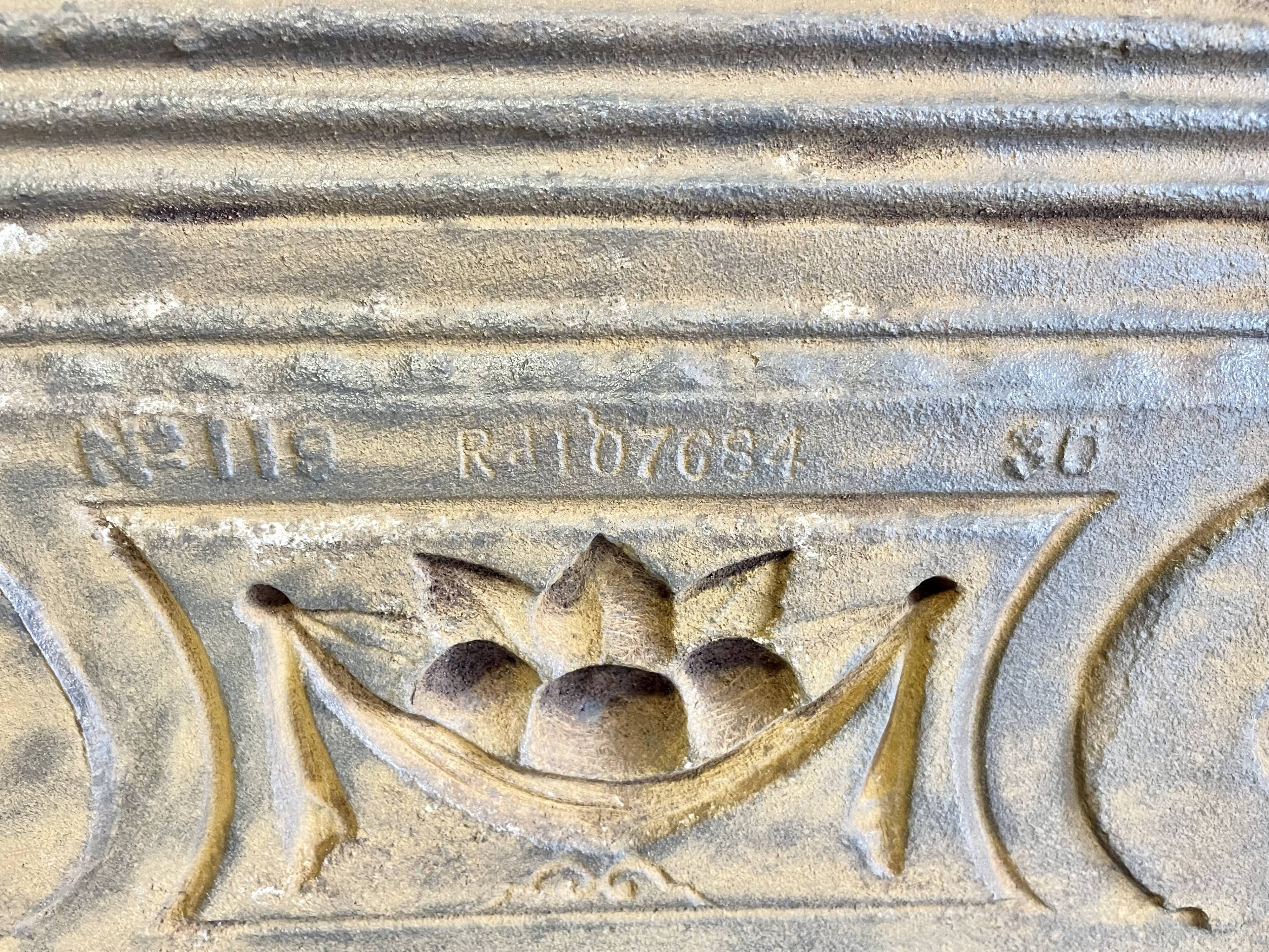 Cast Iron Fireplace with Wooden Surround