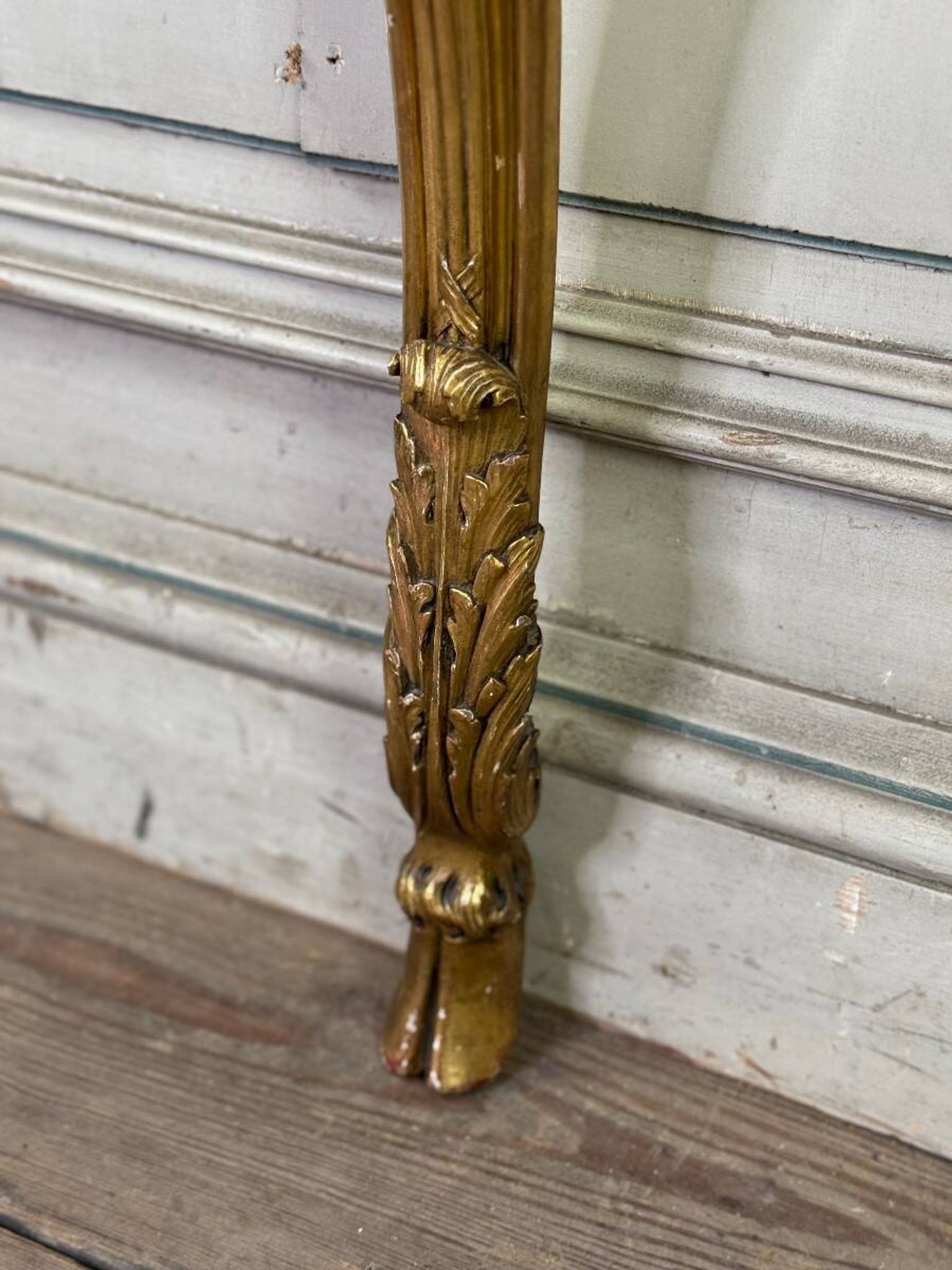 Console Table, Carved and Gilded Wood, Louis XV Style, Circa 1900, Ma