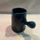 Pot à lait en céramique bleue