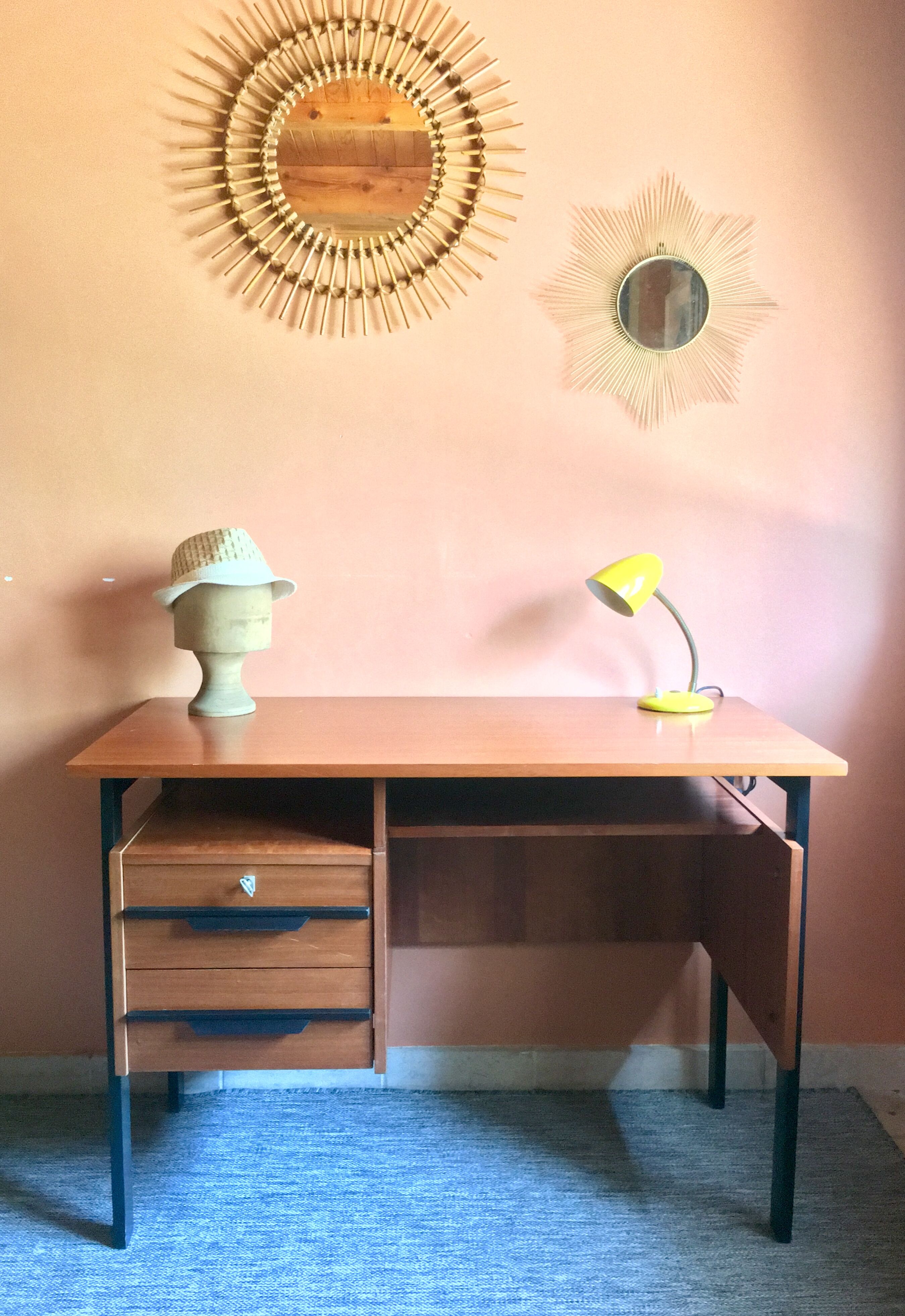 Vintage Modernist desk 1960