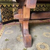 Solid oak monastery farm table