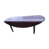 Table à volets en chêne ovale 190cm