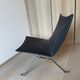 PK22 Lounge Chair by Poul Kjærholm for Fritz Hansen, Black Leather, 2007