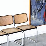 4 or 8 vintage Cesca B32 chairs, Gavina edition, Marcel Breuer, 1960.