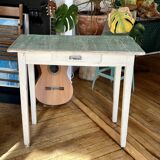Small vintage farmhouse desk table 1960