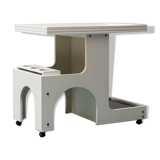 Bar trolley in smoked glass smoked 1970