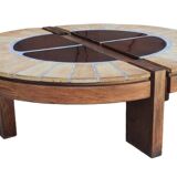 Old Roger Capron Vallauris/coffee bean coffee table