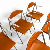6 chaises pliantes Donald, Studio Cerri & Associati, Poltrona Frau