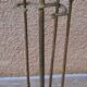 Fireplace accessories and its bronze support