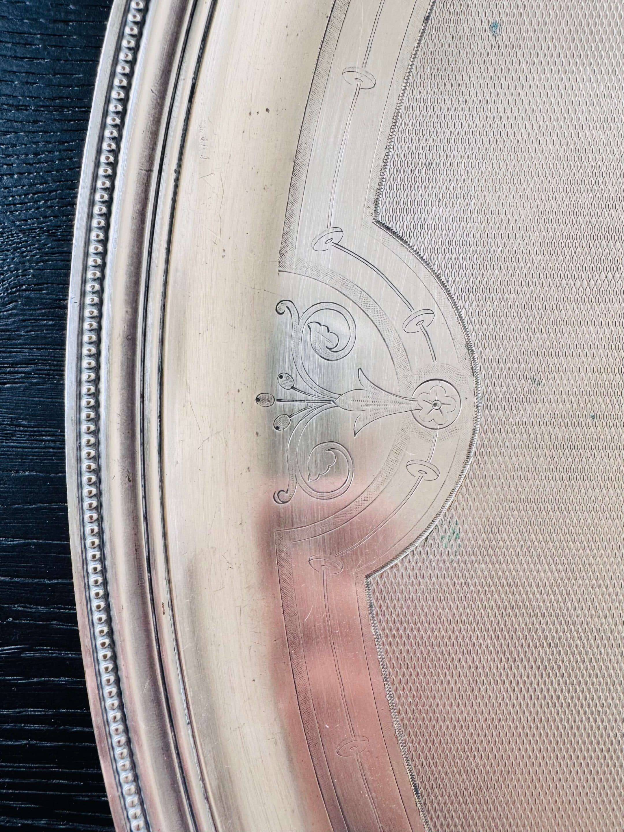 Christofle, serving tray 1900