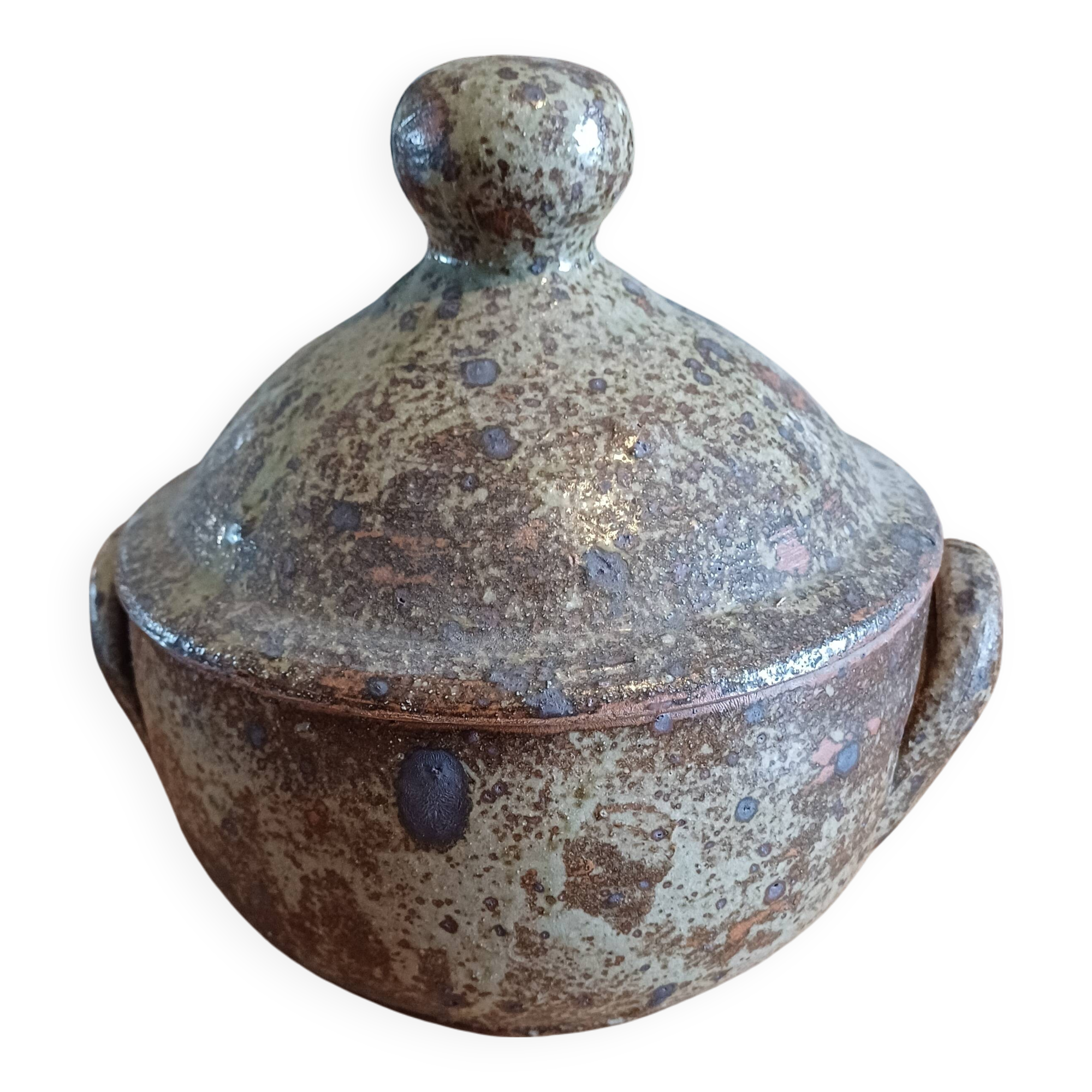 1960s Stoneware Soup Tureen or Empty Pocket