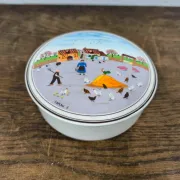 Large Bonbonnière / Jewellery Box Villeroy & Boch "Naïve Design" Laplau 3