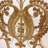 Mid-Century Modern Rattan Armchair