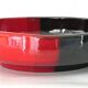 Vintage Italy red orange black ceramic ashtray 1970 Bitossi for Raymor