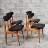 Scandinavian style chairs 60s