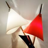 Mid century italian coloured wall light, 1950s