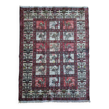Tapis Kilim Anatolien Gelim en soie fait main