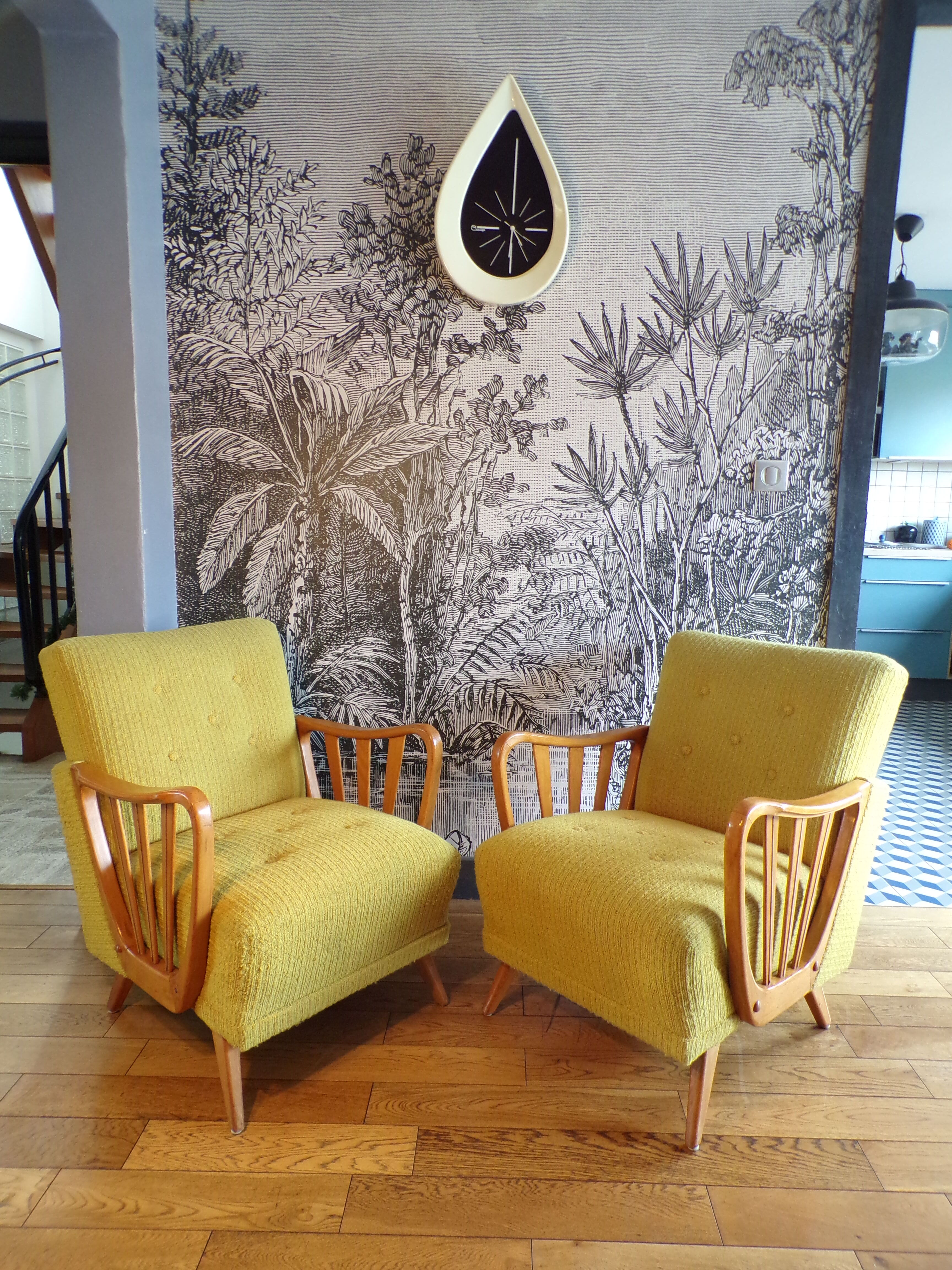 Pair of armchairs 1950