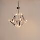 Geometrical chrome chandelier by Boulanger