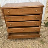 Walnut Louis XVI Style chest of drawers