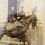 old photo beer delivery man, Belgium, North popular art