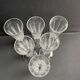 6 Baccarat/Saint Louis champagne flutes - 19th century