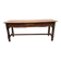 19th century country farmhouse table in walnut and pine, with 3 drawers