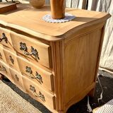 Louis XV chest of drawers in raw wood