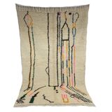 Handmade wool Berber rug 250 x 150