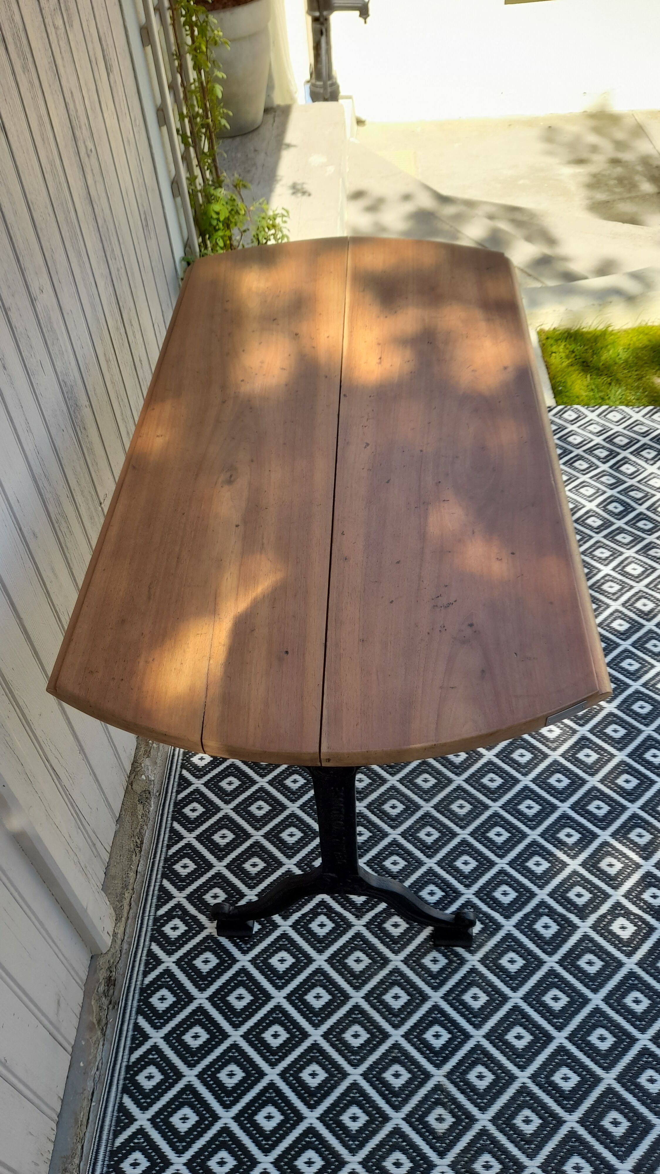 Old bistro table