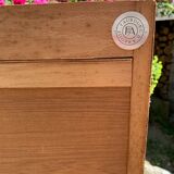 Vintage compass foot bookcase