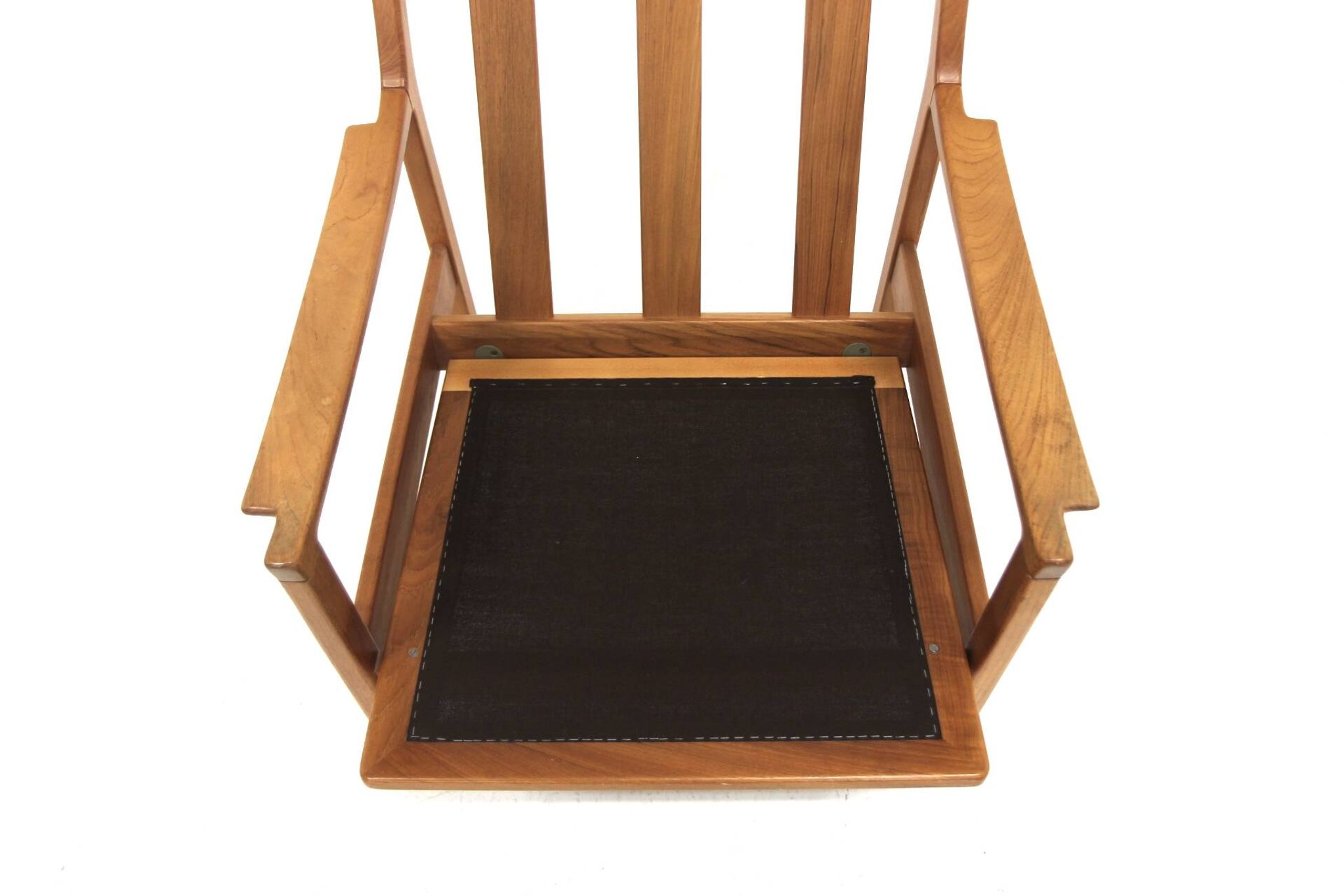 Scandinavian teak armchair "Tibro", Erik Wortz, Möbel-IKEA, Sweden, 1940
