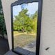 large fireplace mirror Trumeau 20th century oak patina