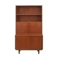 Teak bookcase with bar cabinet and secretary, Dammand & Rasmussen, Denmark, 1960s