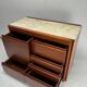 Italian Dry Bar attributed to Angelo Mangiarotti for Molteni in Wood and Marble, 1960s