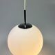 Vintage Glass Globe Lamp / Hanging Lamp, Glashütte Limburg, Germany 1960's