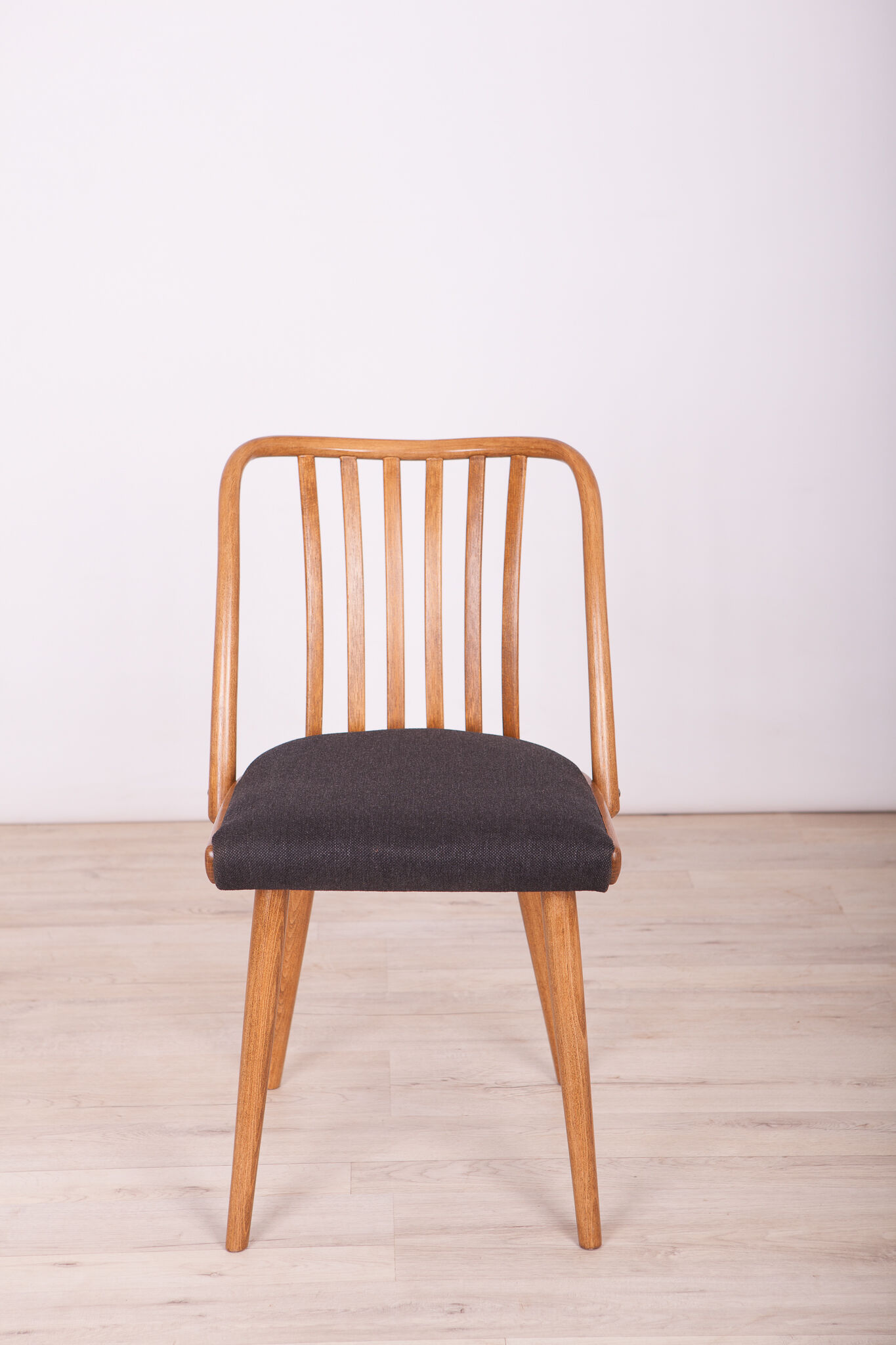 Black Dining Chairs by Antonin Suman for Ton, 1960s, Set of 4