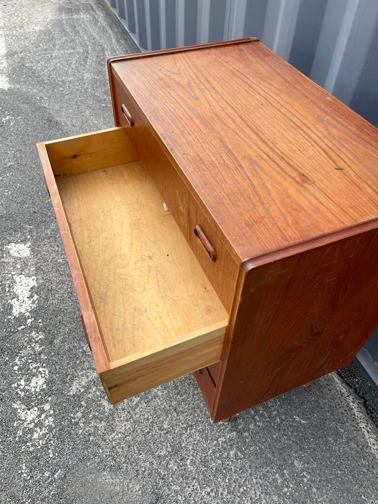 Scandinavian teak chest of drawers