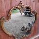 Louis XV style rock mirror in bronze  69x70cm