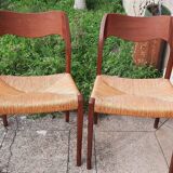 6 Scandinavian chairs