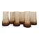 Set de 6 verres ambrés