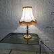 Gold metal bedside lamp
