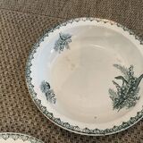 3 dishes model lily of the valley, Saint Amand and hamage