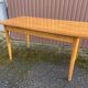 Vintage 1950s Brasserie Bistro Coffee Table Beech and Fir Brasseur Adelsh